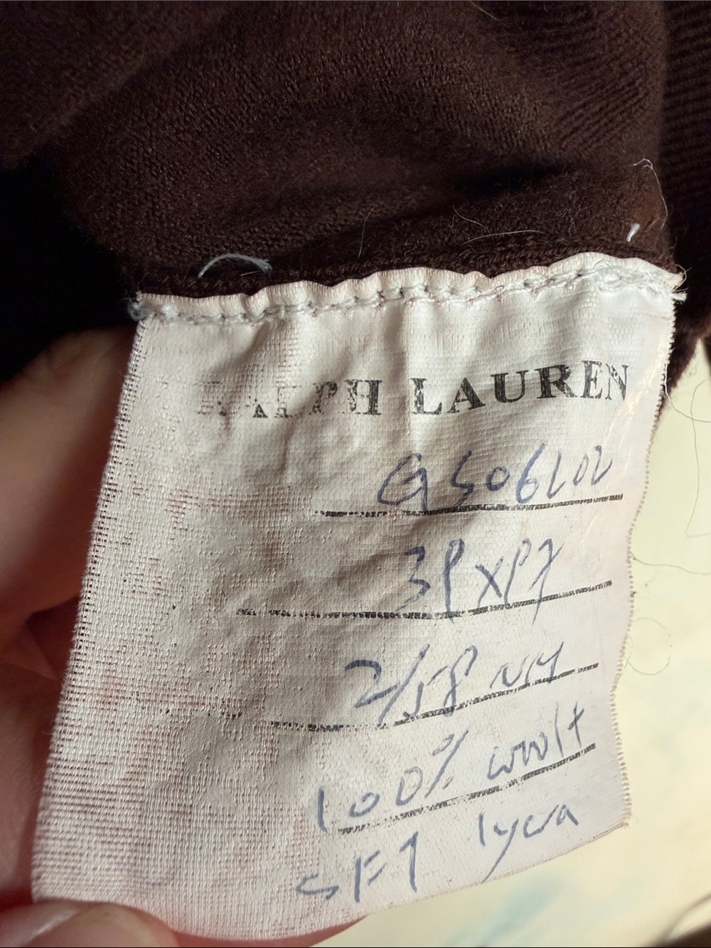 Ralph Lauren Golf Wool pullover sample - Picture 2 of 6